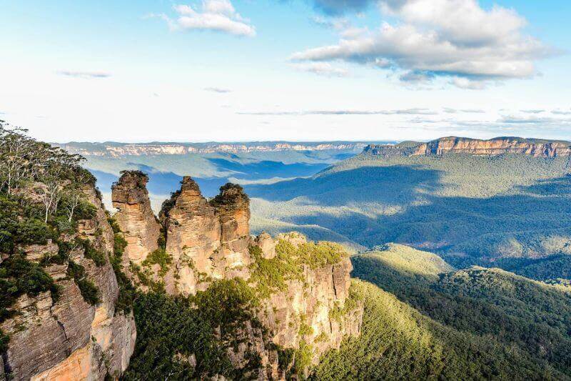 Blue Mountains là một di sản thế giới góp phần làm tăng thêm vẻ đẹp nước Úc