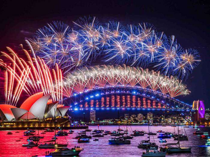 Những màn pháo hoa cực mãn nhãn tại Sydney New Year's Eve Fireworks