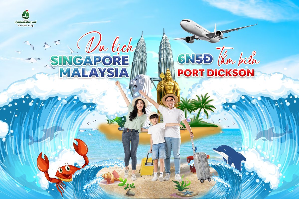 Tour Singapore Malaysia – Tắm Biển Tại Bãi Biển Hoang Sơ Port Dickson 6N5Đ