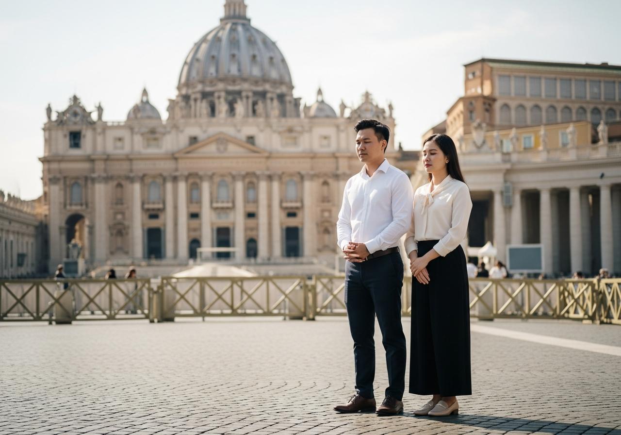 đi vatican mặc gì