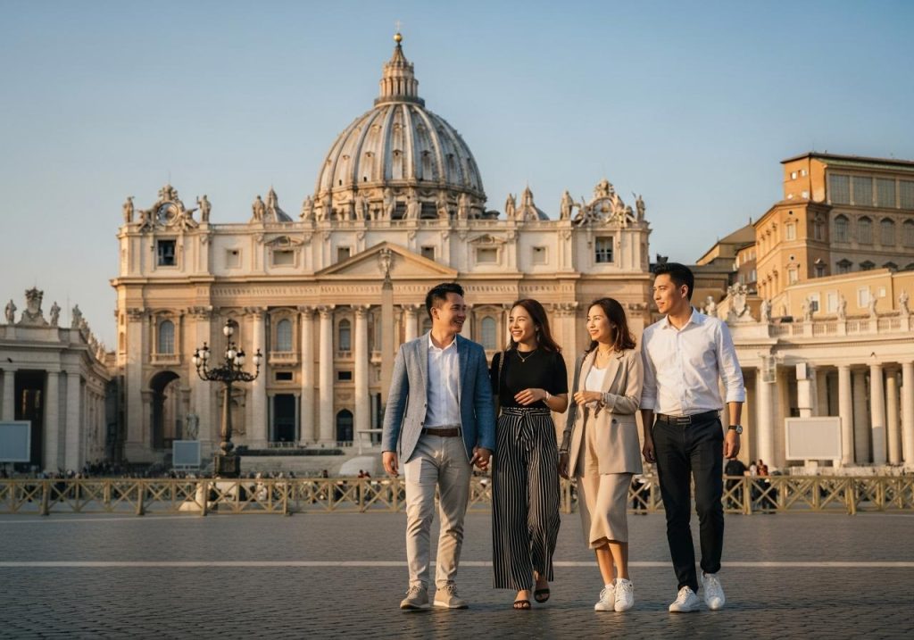 kinh nghiệm vào vatican không xếp hàng