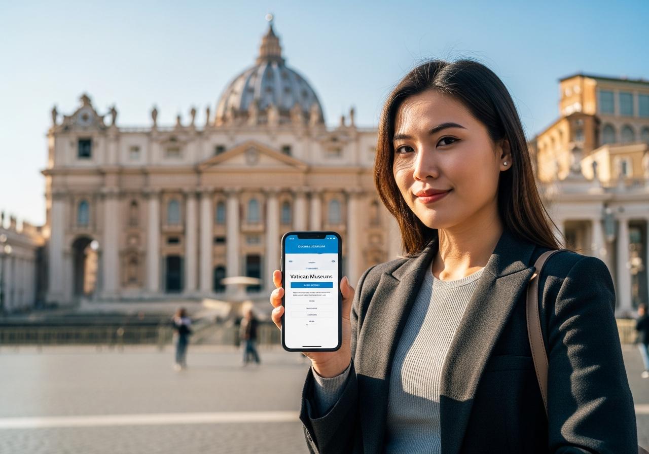 Hướng dẫn chi tiết 7 bước đặt vé Vatican Museums đặt giờ nhanh chóng qua Vietking Travel