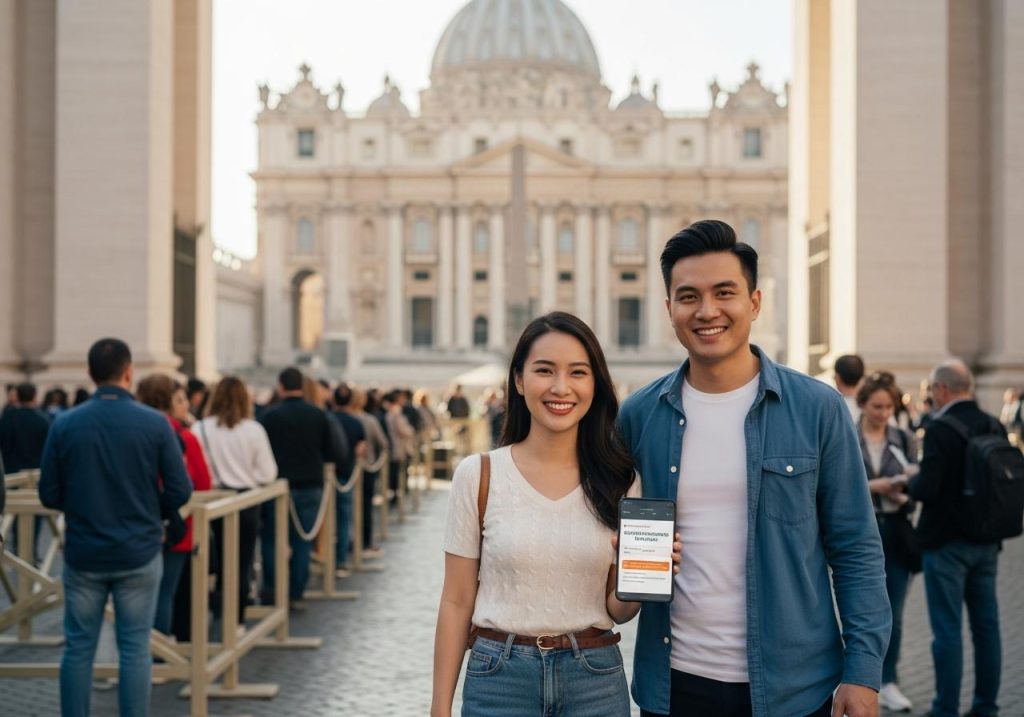 vé vatican museums đặt giờ