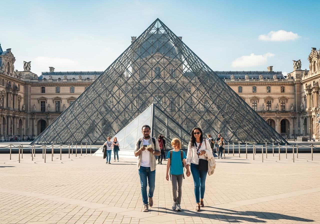 Sơ đồ tham quan Bảo tàng Louvre: Khám phá 3 khu vực chính