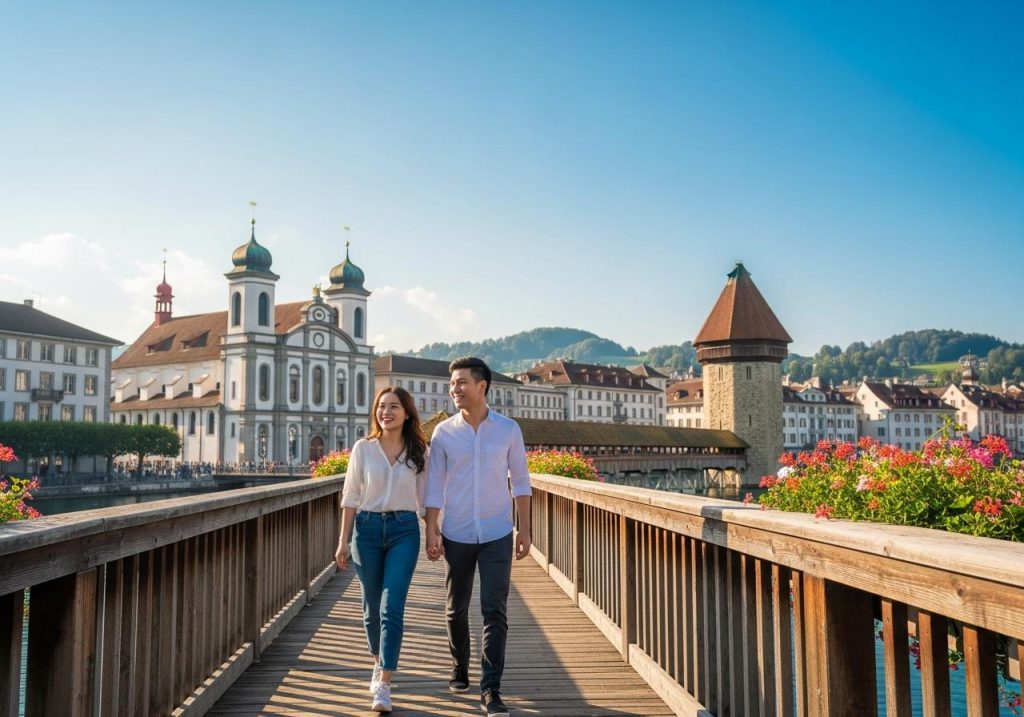 cầu chapel lucerne