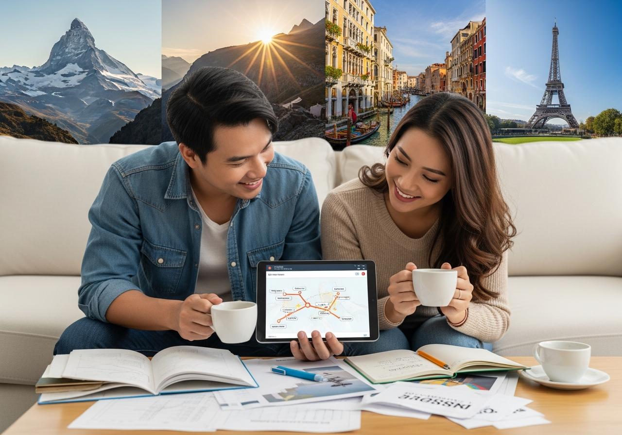 Gợi ý lịch trình du lịch Ý - Thụy Sĩ - Pháp 10 ngày tối ưu chi phí từ Vietking Travel