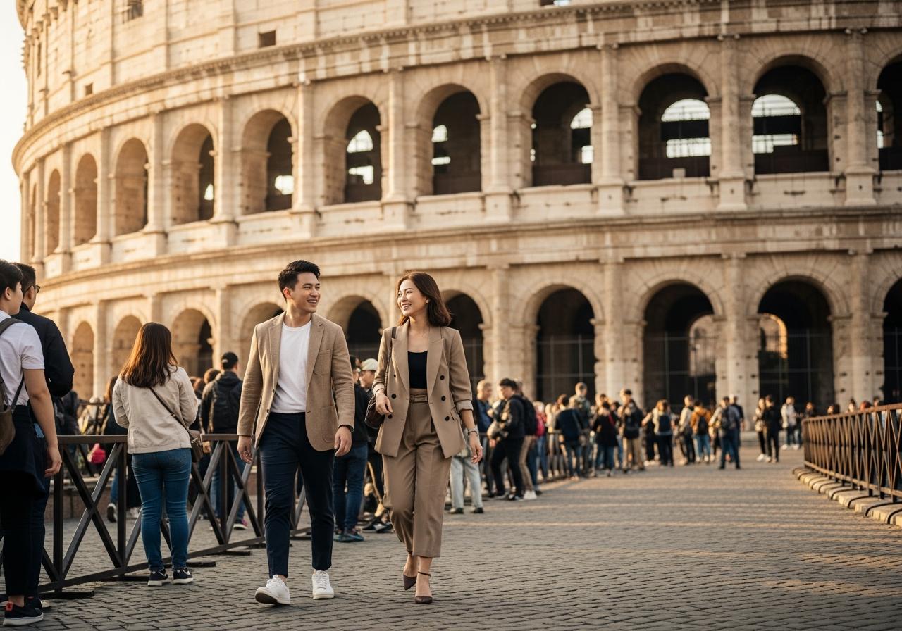 Bí quyết mua vé tham quan Đấu trường Colosseum không cần xếp hàng