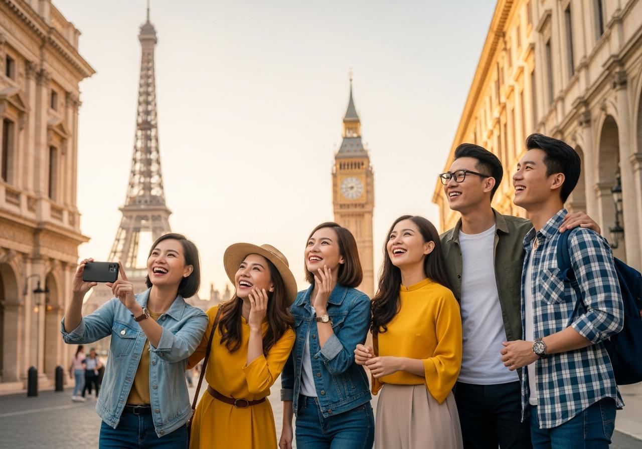 Top 7 tour Châu Âu được khách hàng của Vietking Travel lựa chọn nhiều nhất khi đi lần đầu