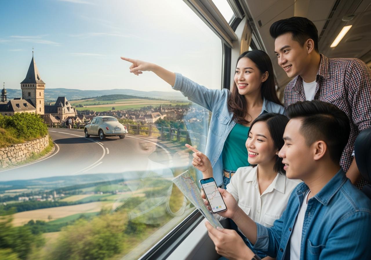 Hướng dẫn chi tiết cho từng lựa chọn di chuyển tại Châu Âu