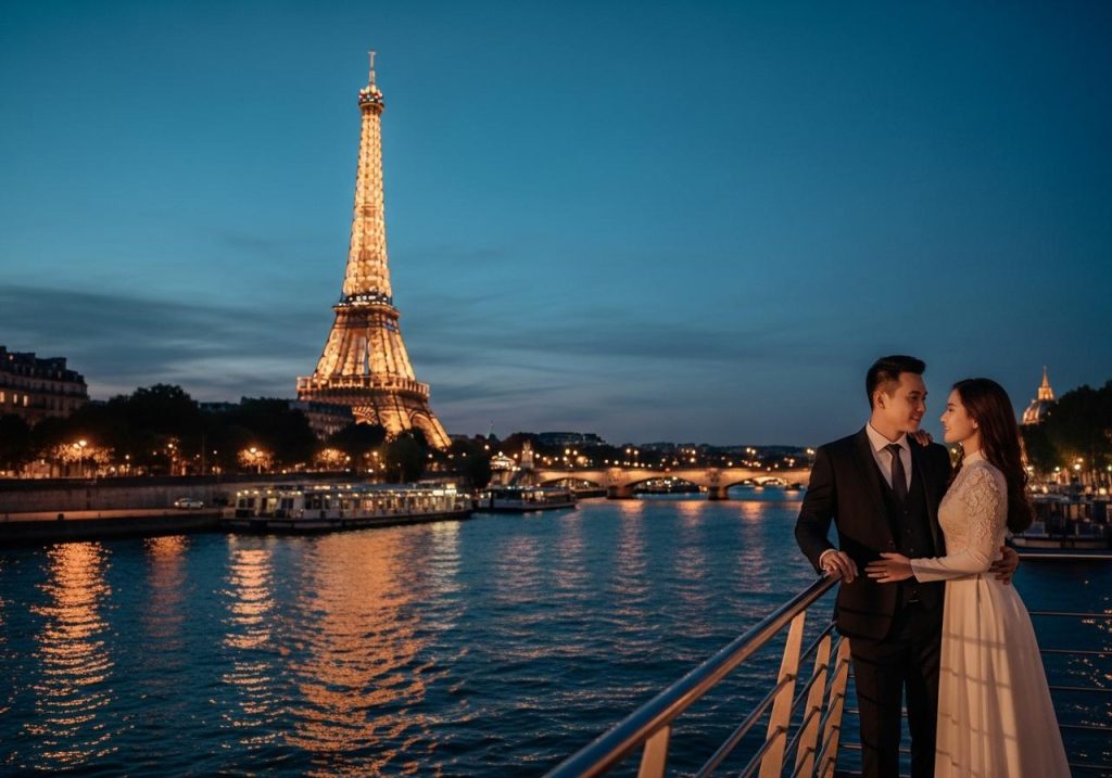 du thuyền sông seine buổi tối có gì