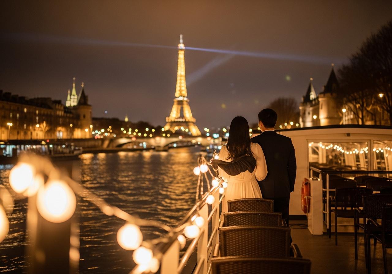 Kinh nghiệm hữu ích cho chuyến du thuyền sông Seine buổi tối