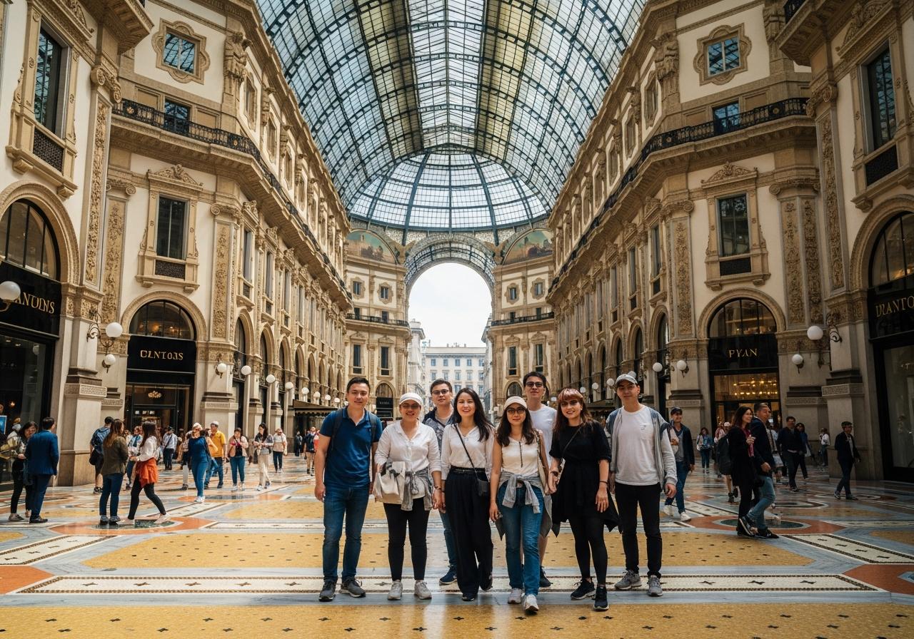 Cẩm nang tham quan Galleria Vittorio Emanuele II chi tiết