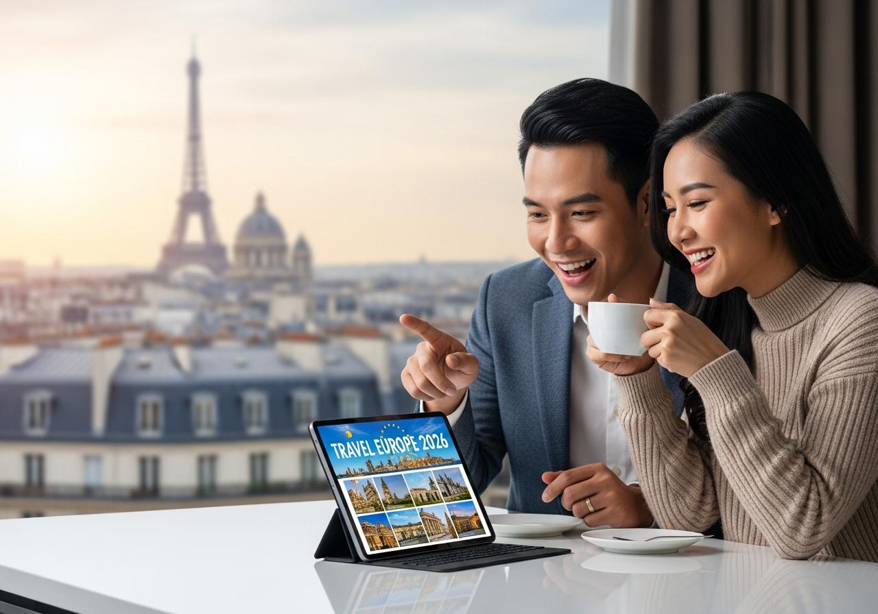 5 Gợi Ý Vàng Chọn Tour Châu Âu 2026 Giá Tốt và Chất Lượng từ Vietking Travel
