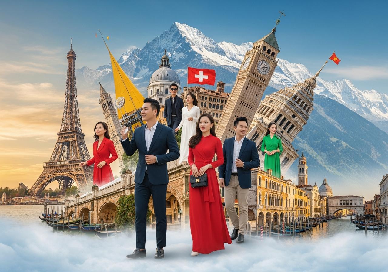 10 Điểm Nhấn Vàng Tạo Nên Sự Khác Biệt Của Tour Ý Thụy Sĩ Pháp 12 Ngày Cao Cấp