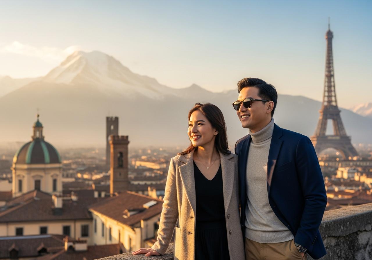 Lịch trình chi tiết tour Ý Thụy Sĩ Pháp 12 ngày dành cho bạn