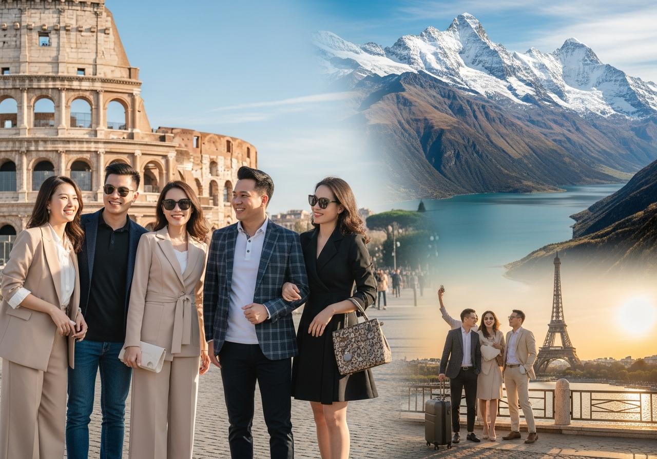 Kinh nghiệm du lịch Ý Thụy Sĩ Pháp 12 ngày bạn cần biết