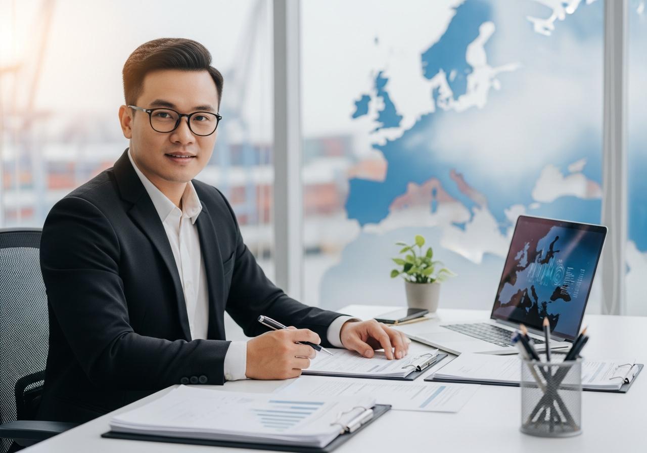 Hướng Dẫn Chi Tiết Quy Trình Khai Báo Hải Quan và Chuẩn Bị Hồ Sơ Xuất Khẩu Đi Châu Âu