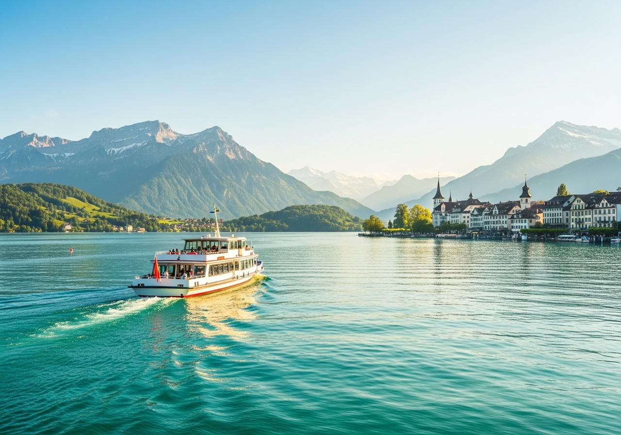 Kinh nghiệm 4: Cách di chuyển đến và đi lại tại Hồ Lucerne thuận tiện nhất