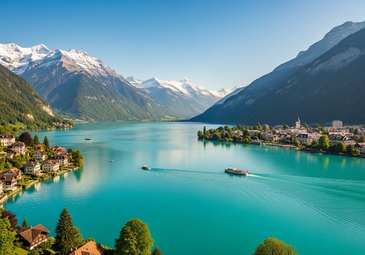 hồ thun và brienz interlaken