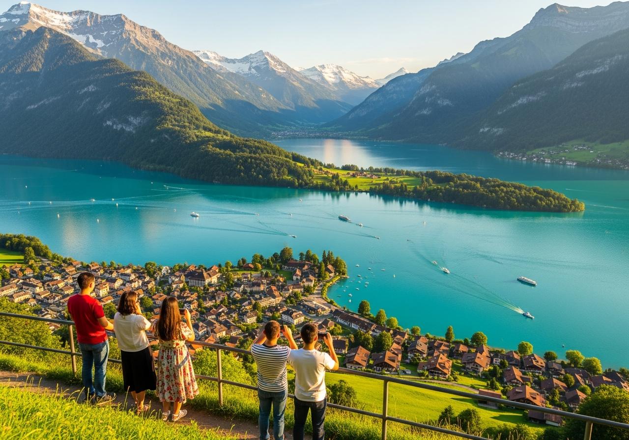 Kinh nghiệm du lịch hồ Thun và Brienz Interlaken trọn vẹn từ Vietking Travel