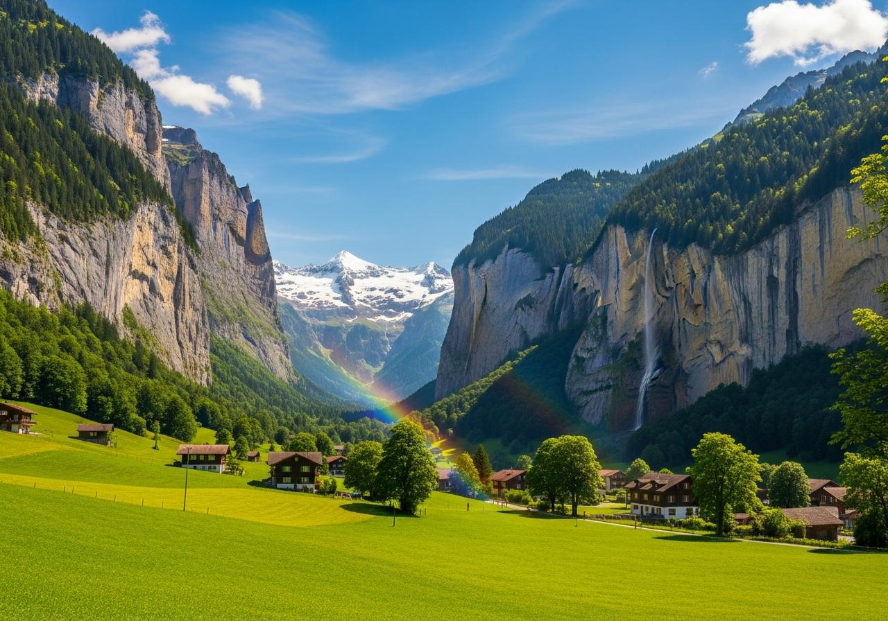 Mùa Hè Lauterbrunnen: Tận hưởng trọn vẹn vẻ đẹp hùng vĩ của dãy Alps