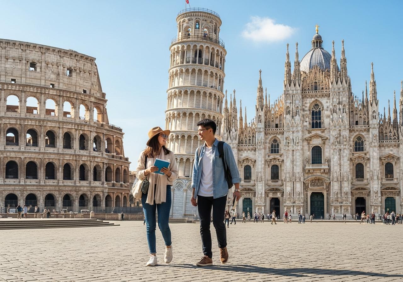 Dự trù chi phí cho chuyến du lịch Ý 7 ngày tự túc