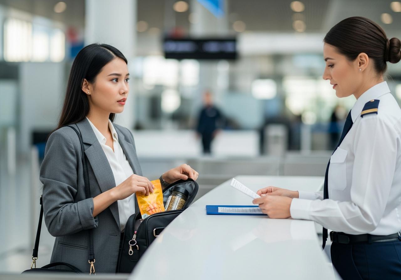 mang đồ ăn vào châu Âu