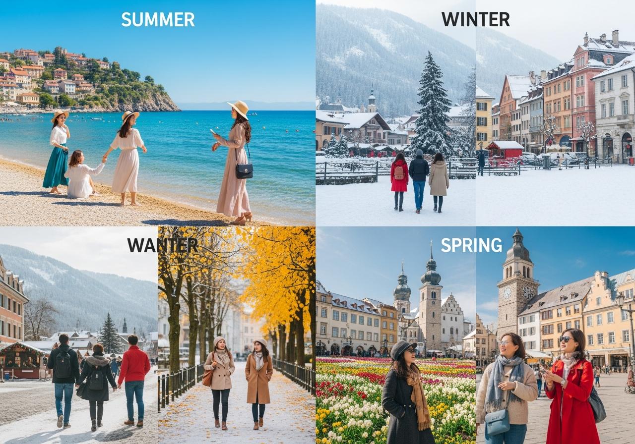 Bảng tổng hợp: Chọn mùa đi Châu Âu theo sở thích cá nhân