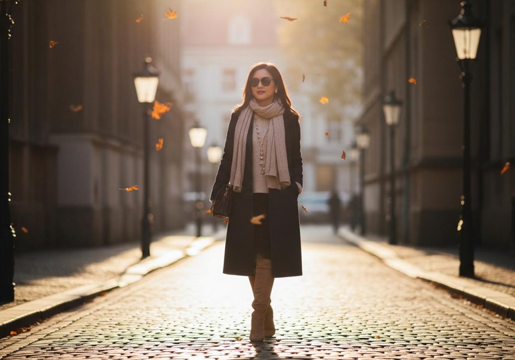 quần áo đi châu Âu mùa thu
