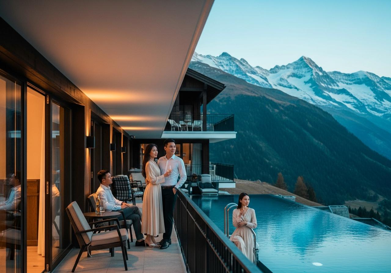 Top 5 resort núi 5 sao Thụy Sĩ – “Viên ngọc quý” ẩn mình giữa dãy Alps