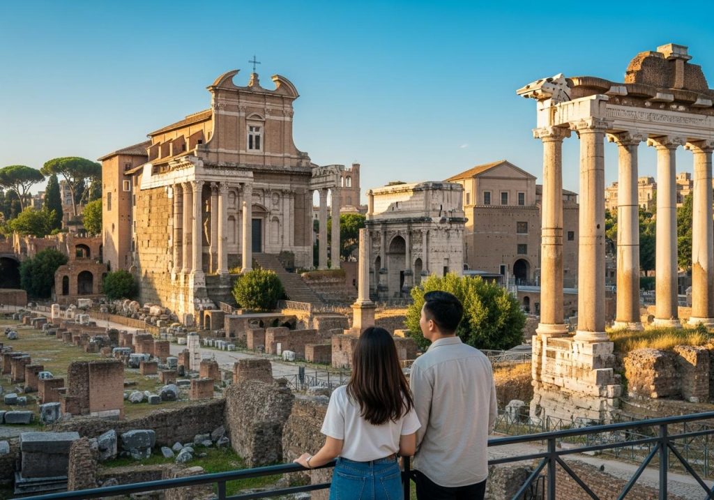 roman forum và đồi palatine