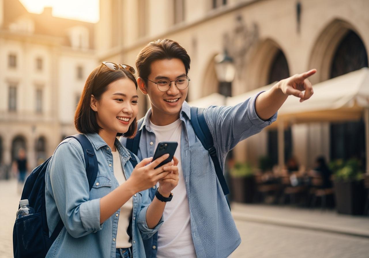 sim du lịch châu Âu