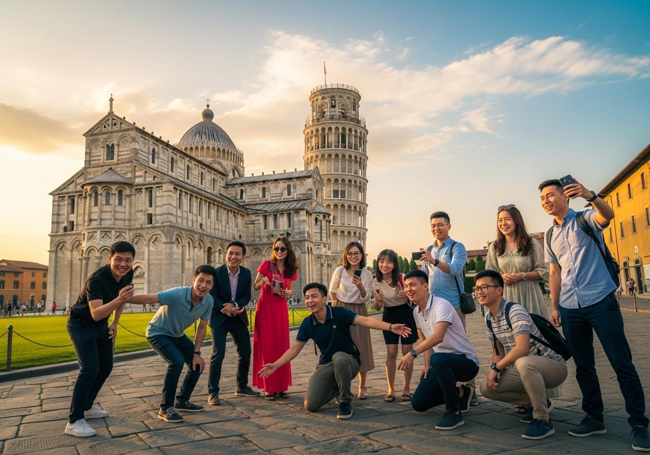 Kinh Nghiệm Tham Quan Tháp Nghiêng Pisa Từ A-Z Cho Người Đi Tự Túc