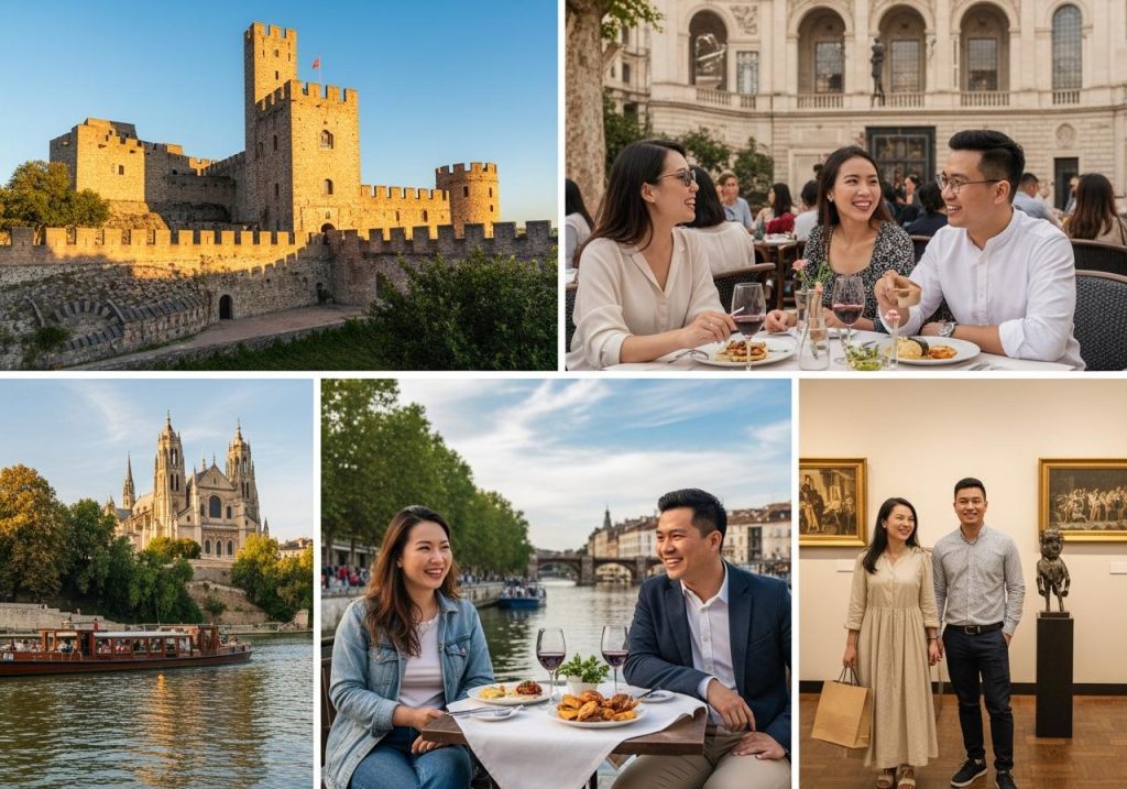 tour châu Âu cho khách ghét shopping