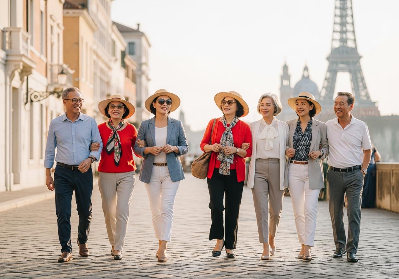 tour châu Âu cho người lớn tuổi