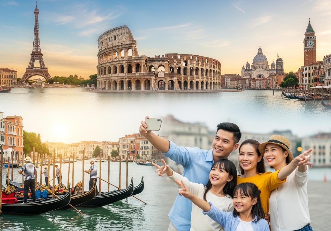 Giải đáp chi tiết từ A-Z kinh nghiệm du lịch Châu Âu an toàn và trọn vẹn