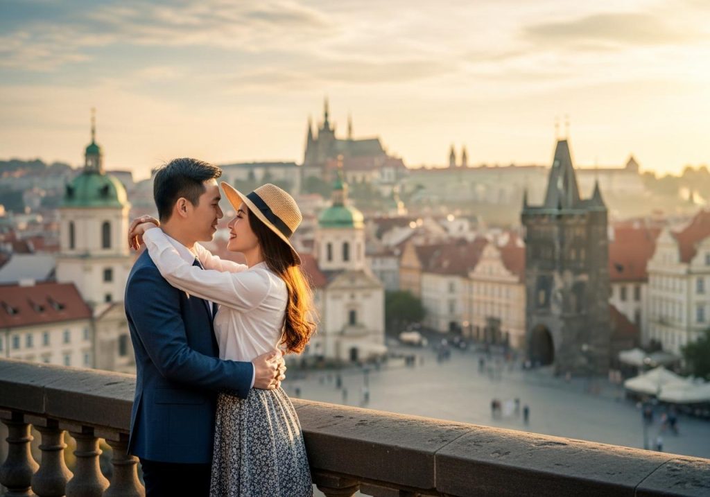 tour châu Âu honeymoon