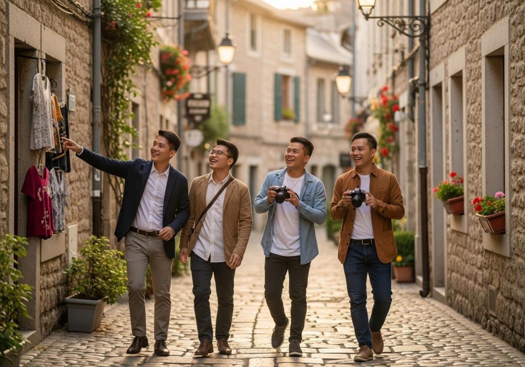 tour châu Âu không chạy điểm