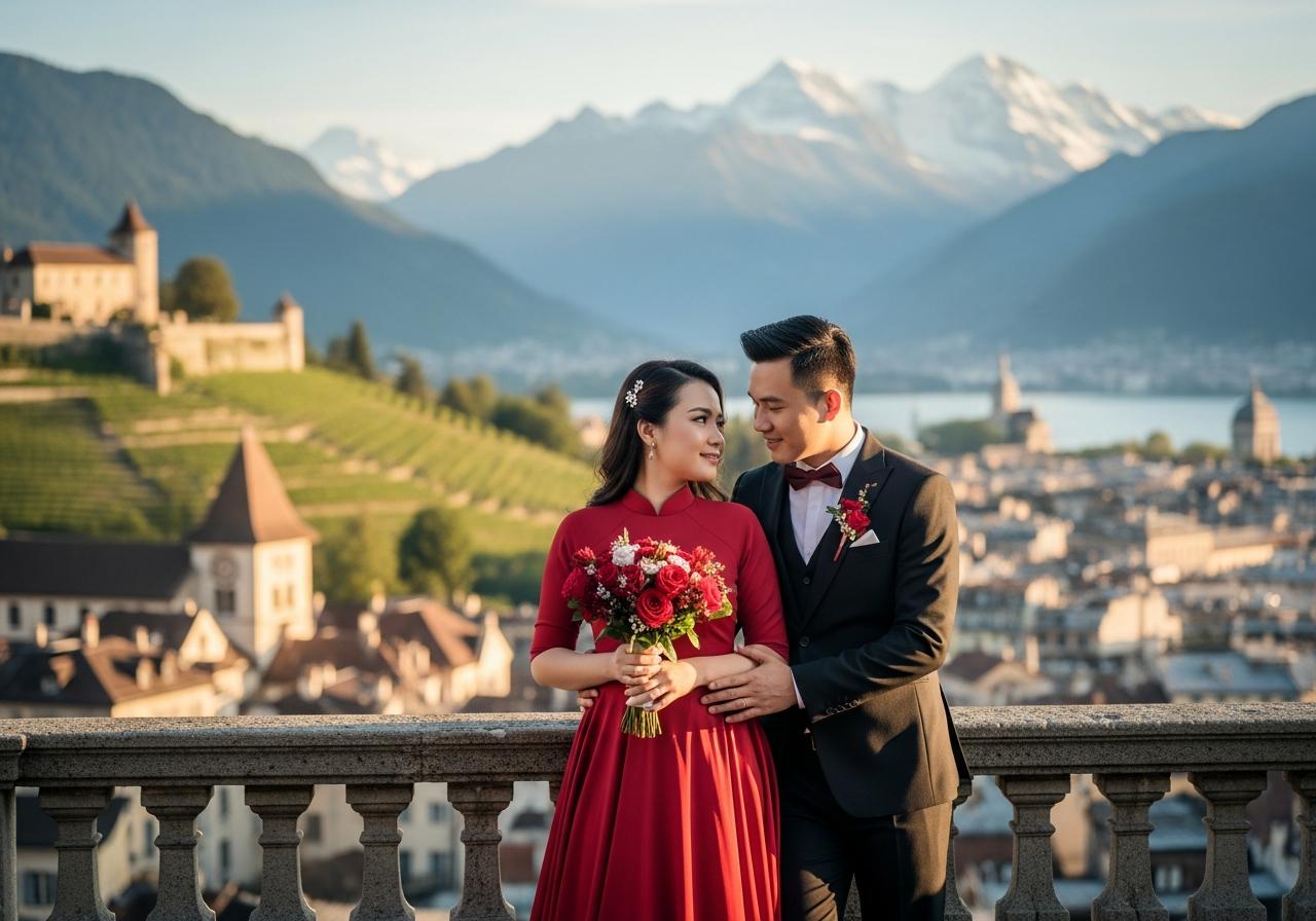 Chi phí tour Châu Âu 5 sao kỷ niệm ngày cưới của Vietking Travel