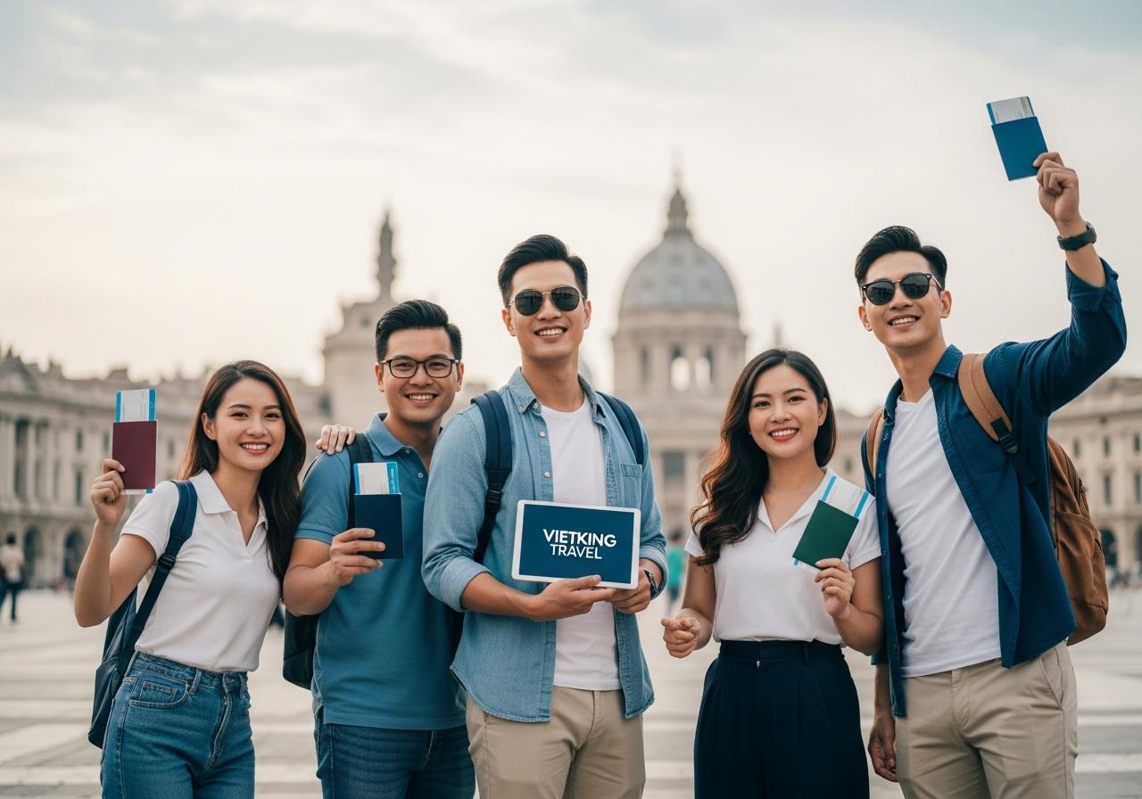 Vietking Travel - Chuyên gia tổ chức tour Châu Âu với tỷ lệ đậu visa Schengen 99%