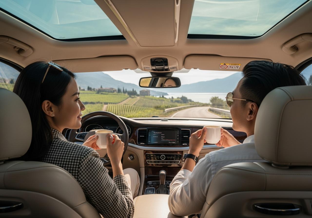 tour châu Âu xe riêng suốt tuyến