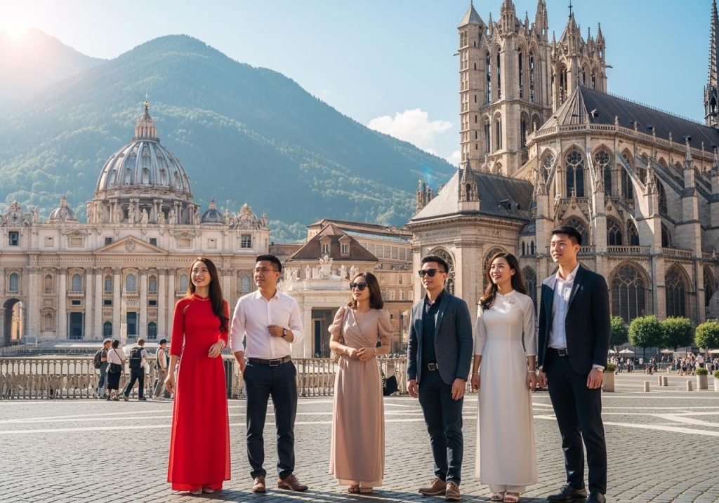 tour công giáo ý thụy sĩ pháp