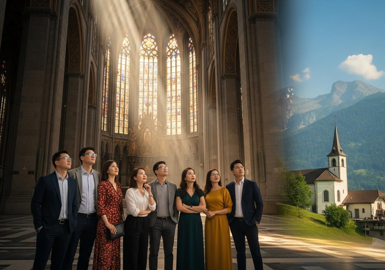 Hành Trình Chi Tiết Tour Công Giáo Ý Thụy Sĩ Pháp 12 Ngày 11 Đêm