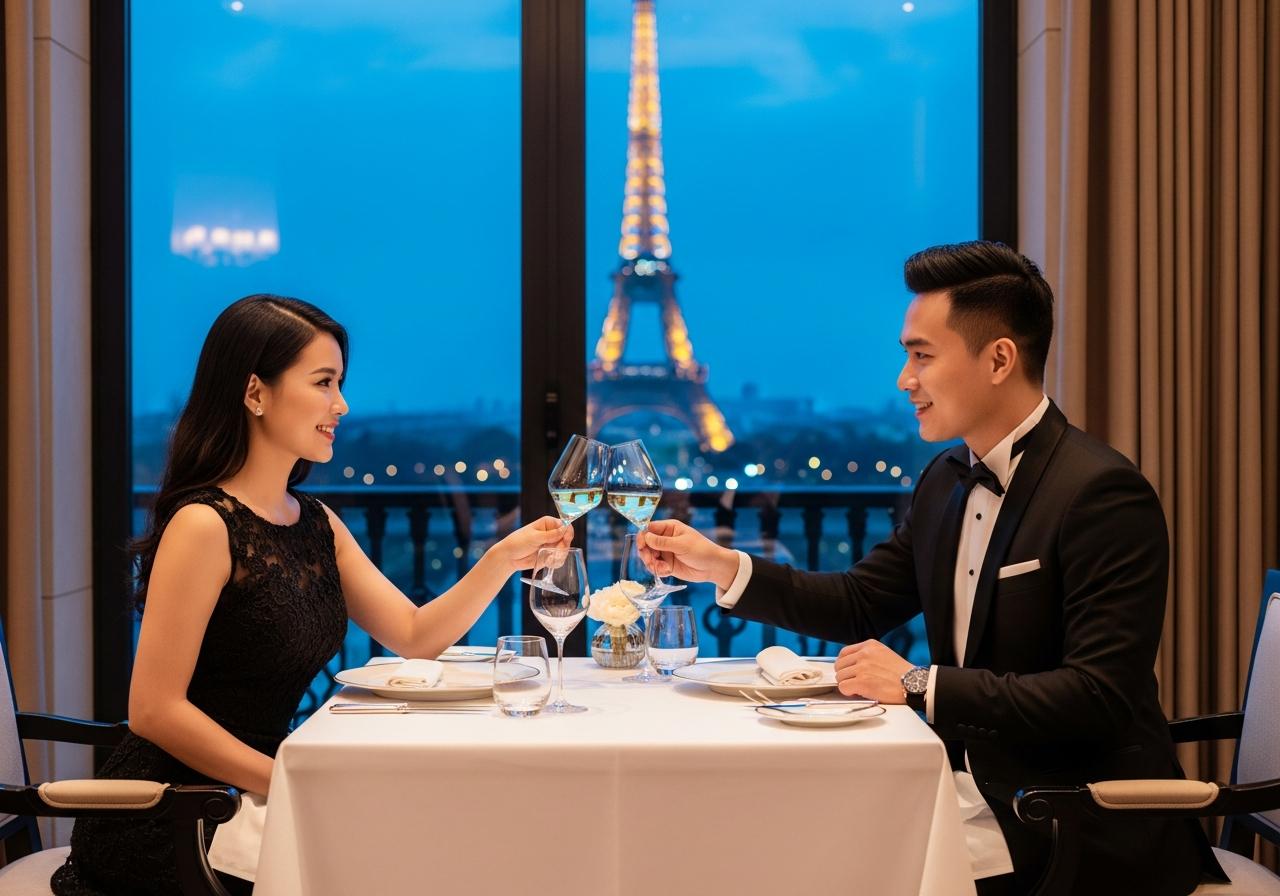 tour paris có bữa tối fine dining
