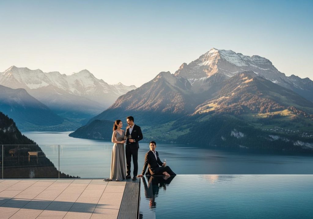 tour thụy sĩ nghỉ bürgenstock resort 1 đêm