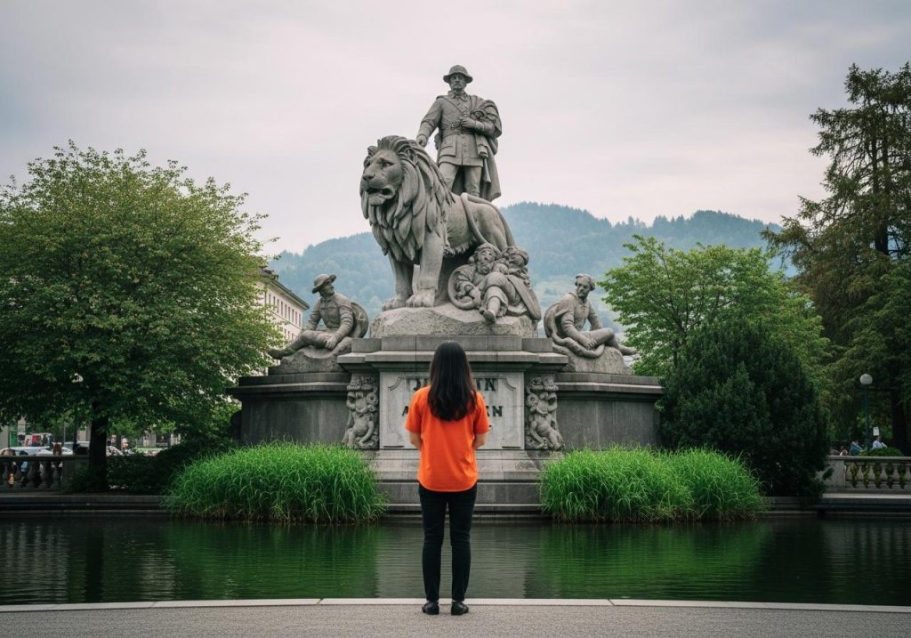 tượng sư tử lucerne