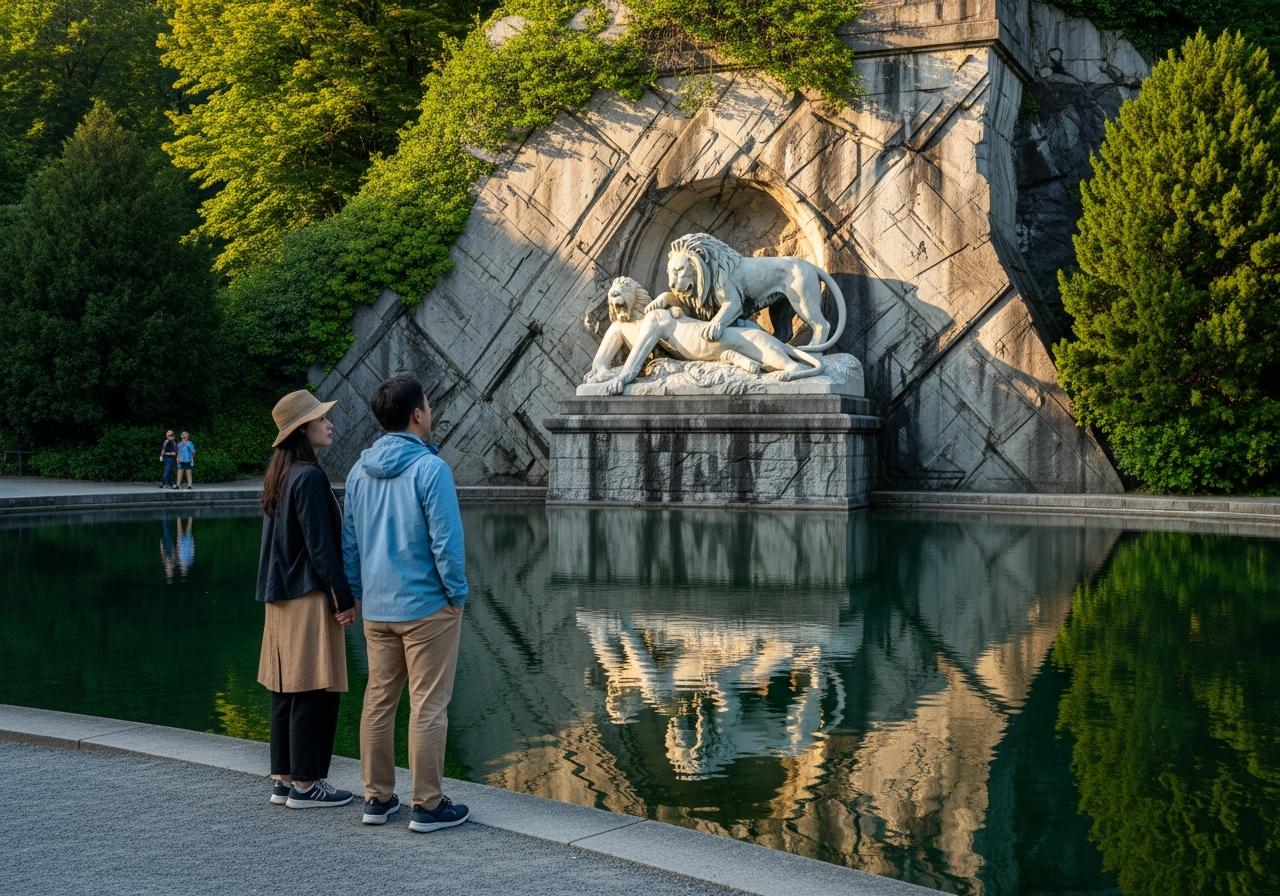 5. Thời điểm lý tưởng để tham quan Tượng sư tử Lucerne