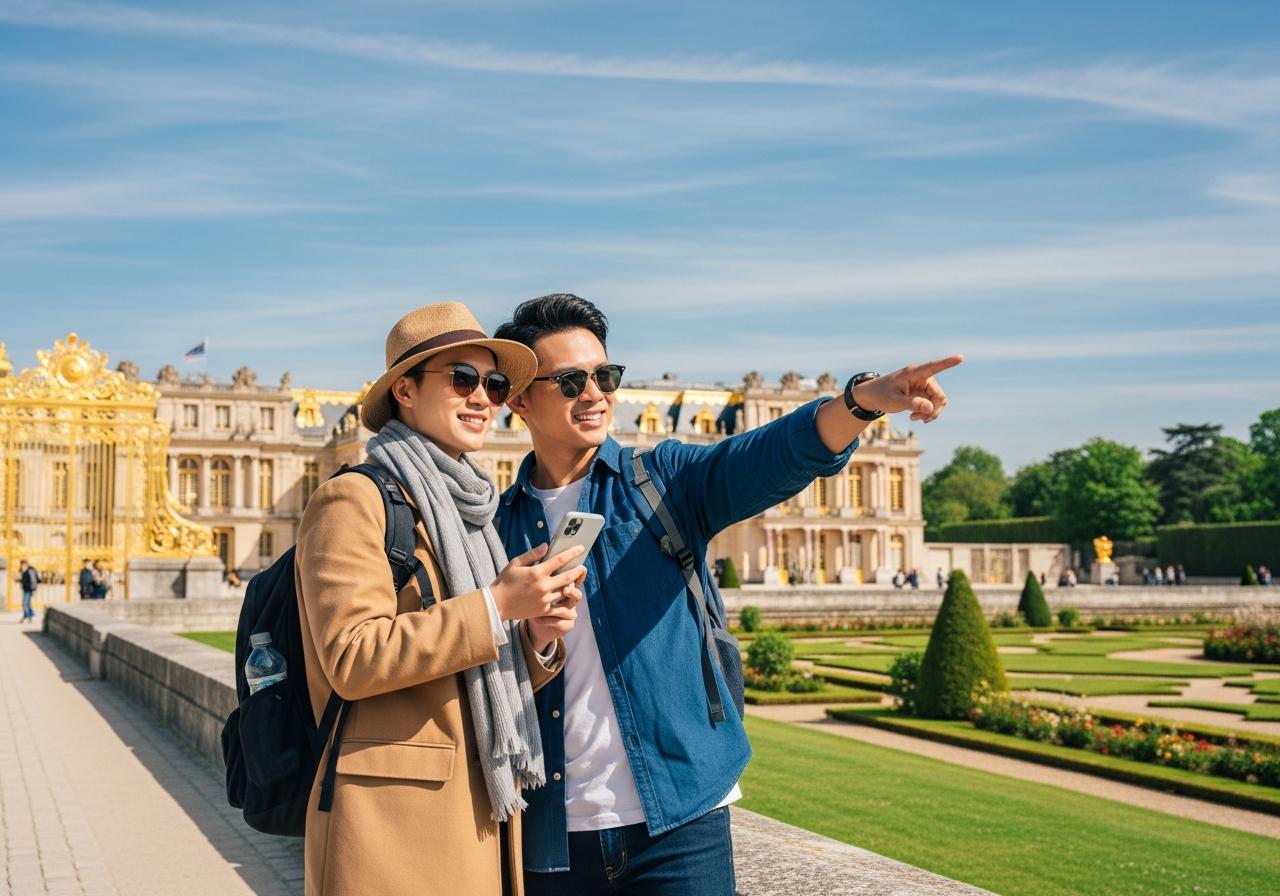 Lịch trình tham quan Versailles nửa ngày chi tiết cho người đi tự túc