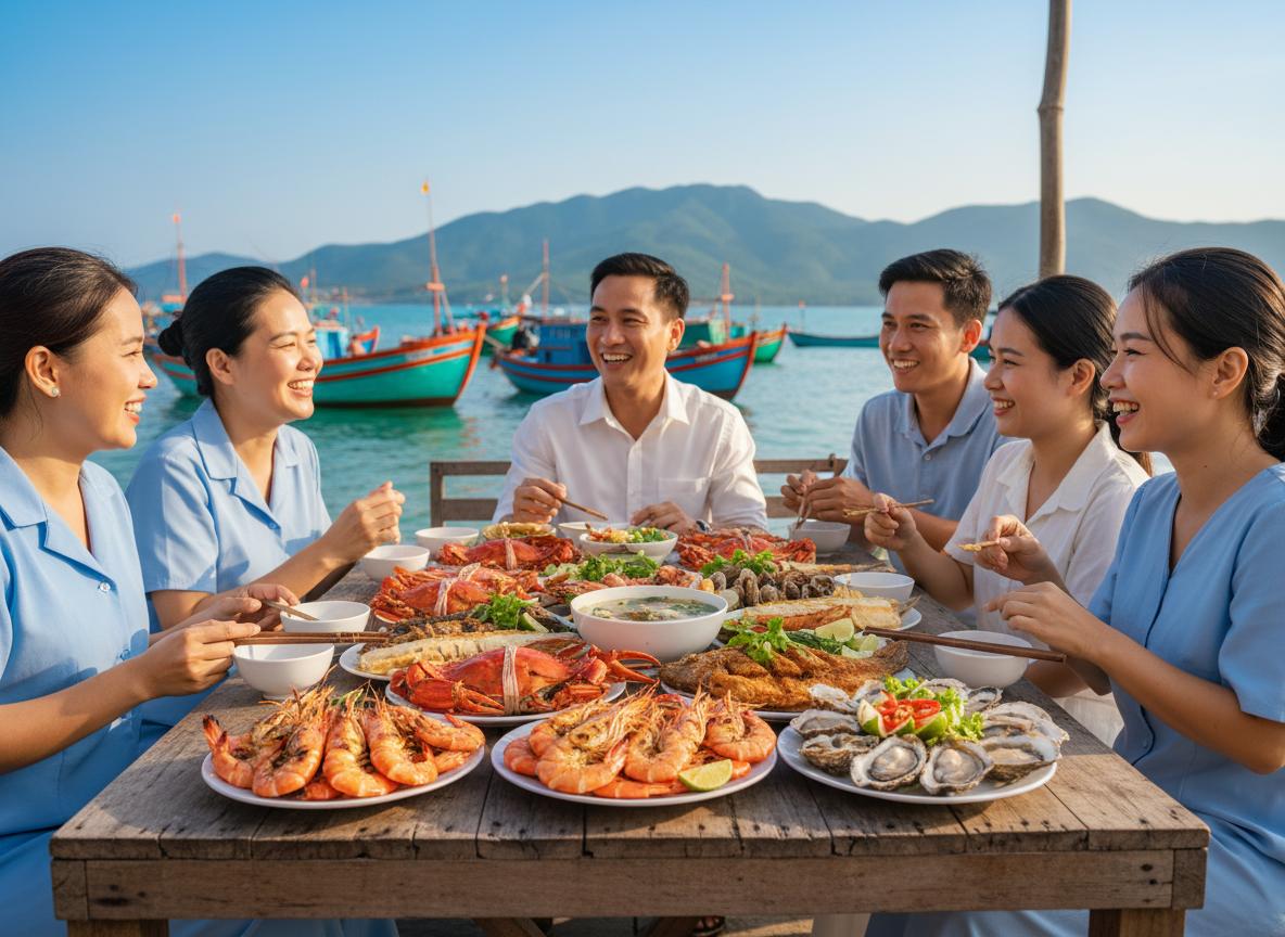 Ăn gì ở làng chài Hàm Ninh? Khám phá những món ngon không thể bỏ lỡ