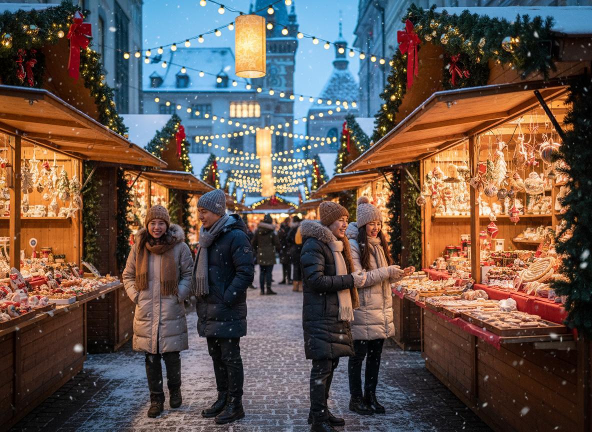 Trải nghiệm không thể bỏ qua tại các khu chợ Giáng sinh Châu Âu